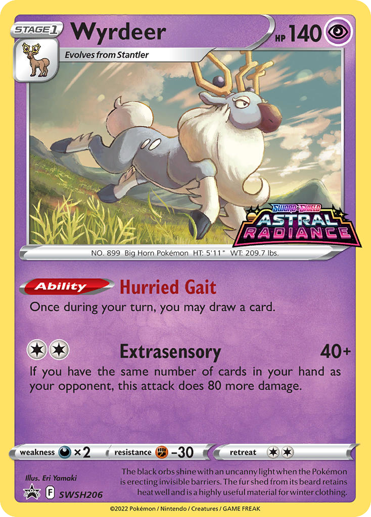 Wyrdeer - SWSH Black Star Promos - #SWSH206 - Pokemon TCG card