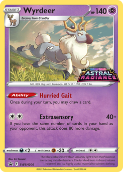 Wyrdeer #SWSH206 Wyrdeer - SWSH Black Star Promos - #SWSH206 - Pokemon TCG card