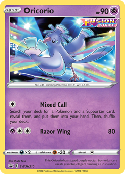 Oricorio - SWSH Black Star Promos - #SWSH210 - Pokemon TCG card