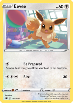 Eevee - SWSH Black Star Promos - #SWSH212 - Pokemon TCG card