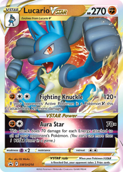 Lucario VSTAR - SWSH Black Star Promos - #SWSH214 - Pokemon TCG card