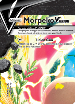 Morpeko V-UNION - SWSH Black Star Promos - #SWSH215 - Pokemon TCG card