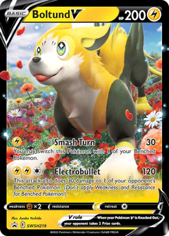 Boltund V #SWSH219 Boltund V - SWSH Black Star Promos - #SWSH219 - Pokemon TCG card