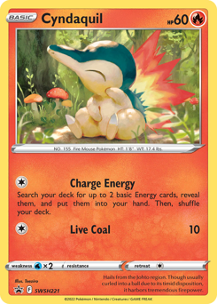 Cyndaquil #SWSH221 Cyndaquil - SWSH Black Star Promos - #SWSH221 - Pokemon TCG card