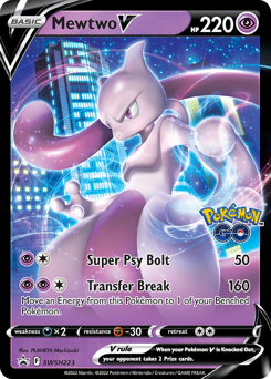 Mewtwo V #SWSH223 Mewtwo V - SWSH Black Star Promos - #SWSH223 - Pokemon TCG card