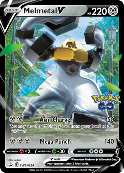 Melmetal V #SWSH224 Melmetal V - SWSH Black Star Promos - #SWSH224 - Pokemon TCG card