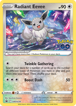 Radiant Eevee - SWSH Black Star Promos - #SWSH230 - Pokemon TCG card