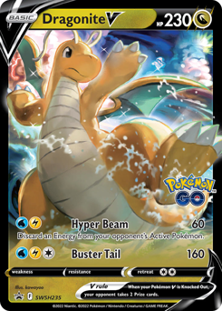 Dragonite V #SWSH235 Dragonite V - SWSH Black Star Promos - #SWSH235 - Pokemon TCG card