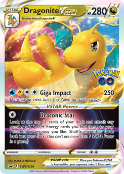 Dragonite VSTAR #SWSH236 Dragonite VSTAR - SWSH Black Star Promos - #SWSH236 - Pokemon TCG card