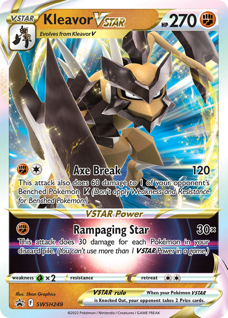 Kleavor VSTAR - SWSH Black Star Promos - #SWSH249 - Pokemon TCG card