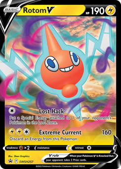 Rotom V #SWSH257 Rotom V - SWSH Black Star Promos - #SWSH257 - Pokemon TCG card