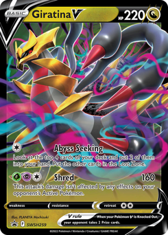 Giratina V #SWSH259 Giratina V - SWSH Black Star Promos - #SWSH259 - Pokemon TCG card