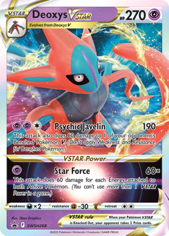 Deoxys VSTAR #SWSH268 Deoxys VSTAR - SWSH Black Star Promos - #SWSH268 - Pokemon TCG card