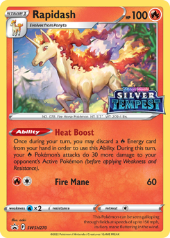 Rapidash #SWSH270 Rapidash - SWSH Black Star Promos - #SWSH270 - Pokemon TCG card