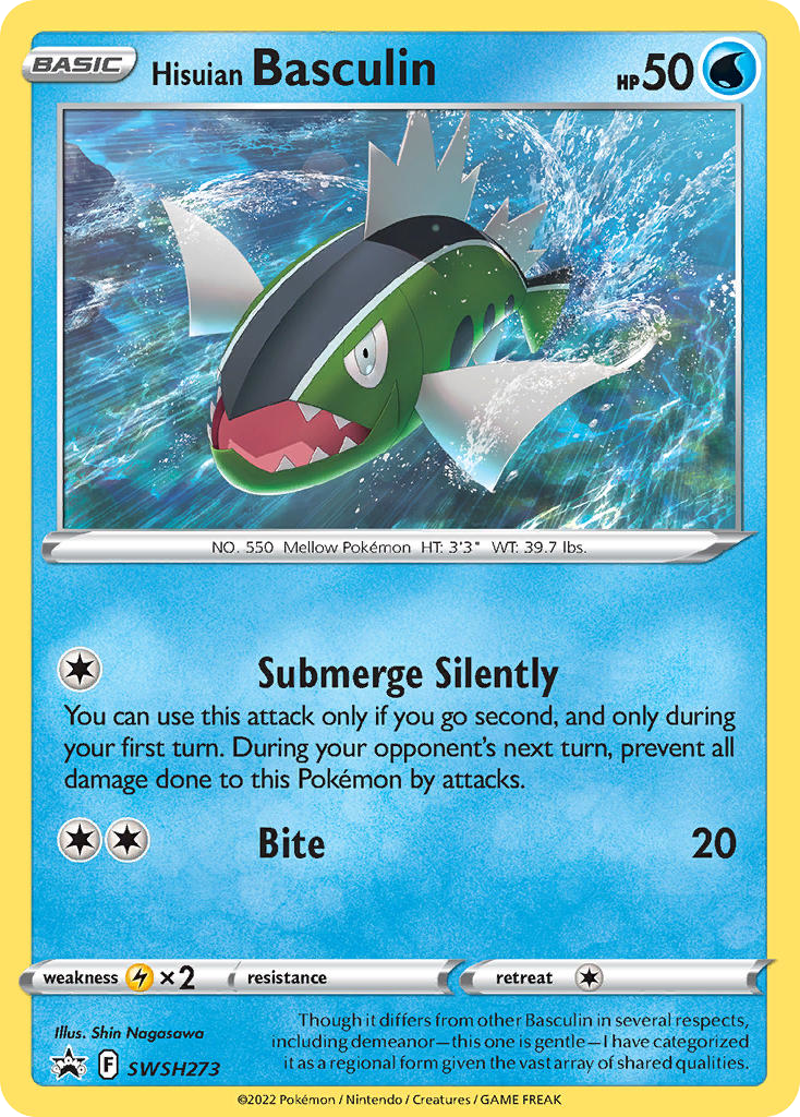 Hisuian Basculin - SWSH Black Star Promos - #SWSH273 - Pokemon TCG card
