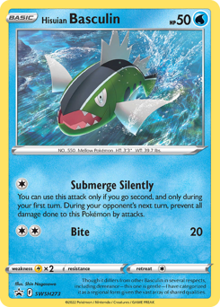Hisuian Basculin #SWSH273 Hisuian Basculin - SWSH Black Star Promos - #SWSH273 - Pokemon TCG card
