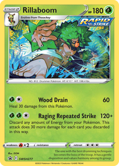 Rillaboom - SWSH Black Star Promos - #SWSH277 - Pokemon TCG card
