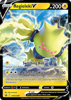 Regieleki V #SWSH280 Regieleki V - SWSH Black Star Promos - #SWSH280 - Pokemon TCG card