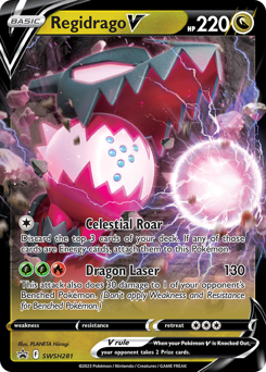 Regidrago V #SWSH281 Regidrago V - SWSH Black Star Promos - #SWSH281 - Pokemon TCG card