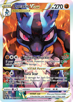 Lucario VSTAR - SWSH Black Star Promos - #SWSH291 - Pokemon TCG card