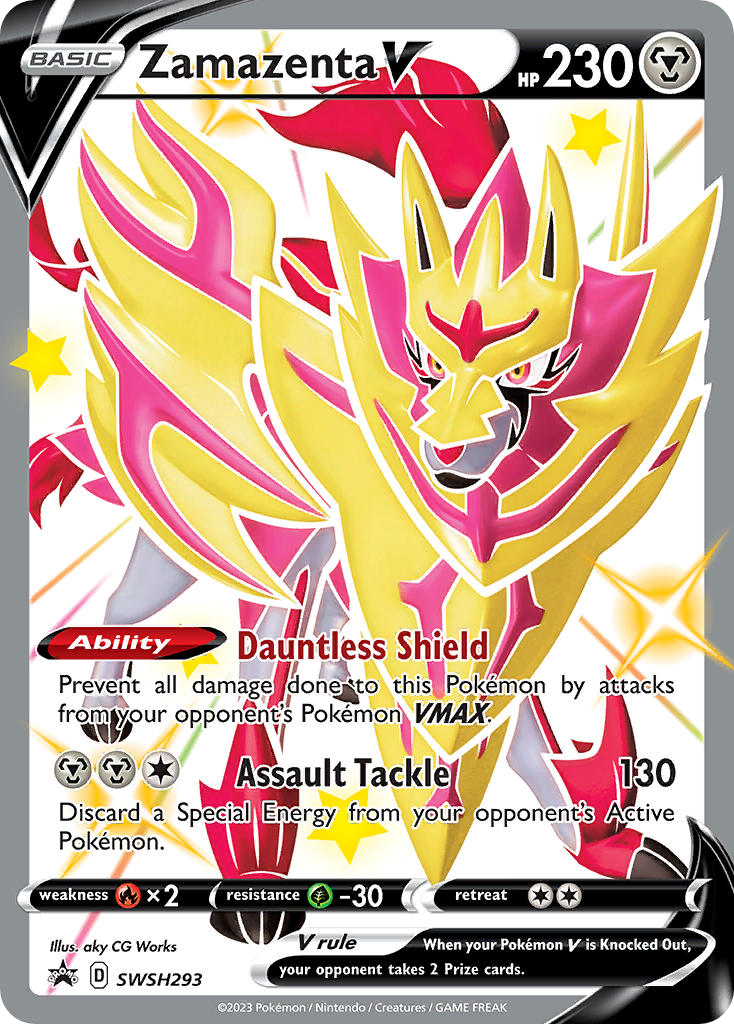 Zamazenta V - SWSH Black Star Promos - #SWSH293 - Pokemon TCG card
