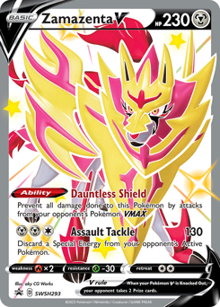 Zamazenta V #SWSH293 Zamazenta V - SWSH Black Star Promos - #SWSH293 - Pokemon TCG card
