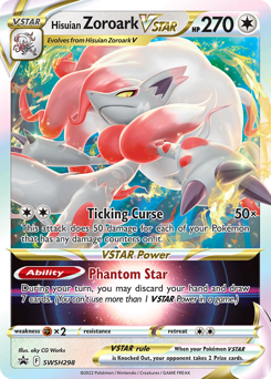 Hisuian Zoroark VSTAR - SWSH Black Star Promos - #SWSH298 - Pokemon TCG card