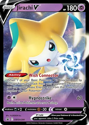 Jirachi V #SWSH299 Jirachi V - SWSH Black Star Promos - #SWSH299 - Pokemon TCG card
