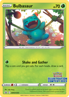 Bulbasaur #SWSH303 Bulbasaur - SWSH Black Star Promos - #SWSH303 - Pokemon TCG card
