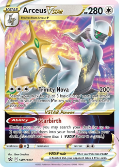 Arceus VSTAR - SWSH Black Star Promos - #SWSH307 - Pokemon TCG card