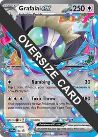 Grafaiai ex - 100 (SV: Scarlet & Violet Promo Cards) #100 Grafaiai ex - 100 (SV: Scarlet & Violet Promo Cards) - Jumbo Cards - #100 - Pokemon TCG card