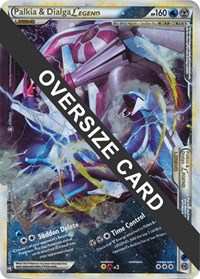 Palkia & Dialga Legends - 101/102 + 102/102 (Single Oversized Promo) #101 Palkia & Dialga Legends - 101/102 + 102/102 (Single Oversized Promo) - Jumbo Cards - #101 - Pokemon TCG card
