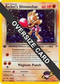 Rocket's Hitmonchan - 11/132 #011 Rocket's Hitmonchan - 11/132 - Jumbo Cards - #011 - Pokemon TCG card