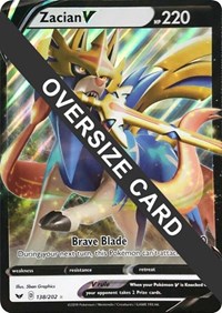 Zacian V - Jumbo Cards - #138 - Pokemon TCG card
