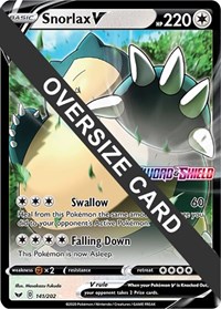 Snorlax V - Jumbo Cards - #141 - Pokemon TCG card