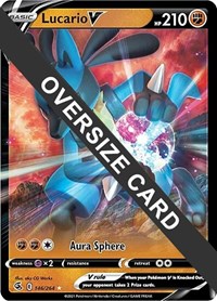 Lucario V #146 Lucario V - Jumbo Cards - #146 - Pokemon TCG card