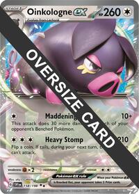 Oinkologne ex #158 Oinkologne ex - Jumbo Cards - #158 - Pokemon TCG card