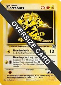 Electabuzz - 1 (Best of Game 1 Promo) - Jumbo Cards - #001 - Pokemon TCG card