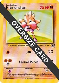 Hitmonchan - 2 (Best of Game 2 Promo) - Jumbo Cards - #002 - Pokemon TCG card