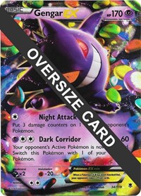 Gengar EX - 34/119 #034 Gengar EX - 34/119 - Jumbo Cards - #034 - Pokemon TCG card