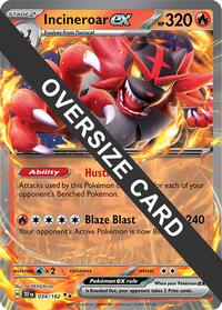Incineroar ex #034 Incineroar ex - Jumbo Cards - #034 - Pokemon TCG card
