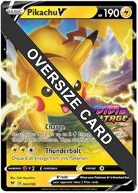 Pikachu V #043 Pikachu V - Jumbo Cards - #043 - Pokemon TCG card