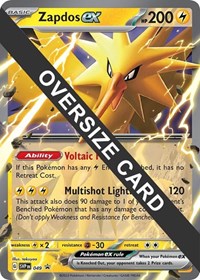 Zapdos ex - Jumbo Cards - #049 - Pokemon TCG card