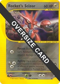Rocket's Scizor - 4 - Jumbo Cards - #004 - Pokemon TCG card
