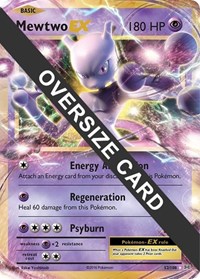 Mewtwo EX - 52/108 - Jumbo Cards - #052 - Pokemon TCG card