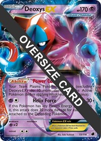 Deoxys EX - 53/116 (Plasma Freeze) #053 Deoxys EX - 53/116 (Plasma Freeze) - Jumbo Cards - #053 - Pokemon TCG card