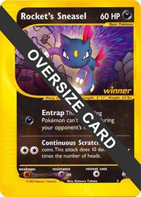 Rocket's Sneasel - 5 #005 Rocket's Sneasel - 5 - Jumbo Cards - #005 - Pokemon TCG card