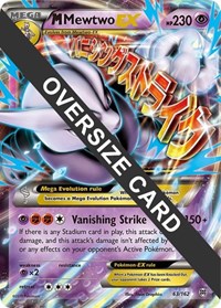 M Mewtwo EX - 63/162 #063 M Mewtwo EX - 63/162 - Jumbo Cards - #063 - Pokemon TCG card