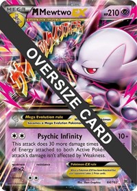 M Mewtwo EX - 64/162 #064 M Mewtwo EX - 64/162 - Jumbo Cards - #064 - Pokemon TCG card