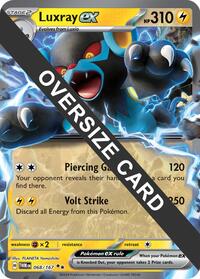 Luxray ex - 068/167 (Meddling Sparks Premium Collection) #068 Luxray ex - 068/167 (Meddling Sparks Premium Collection) - Jumbo Cards - #068 - Pokemon TCG card